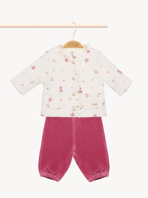 Baby gift set cardigan & pants