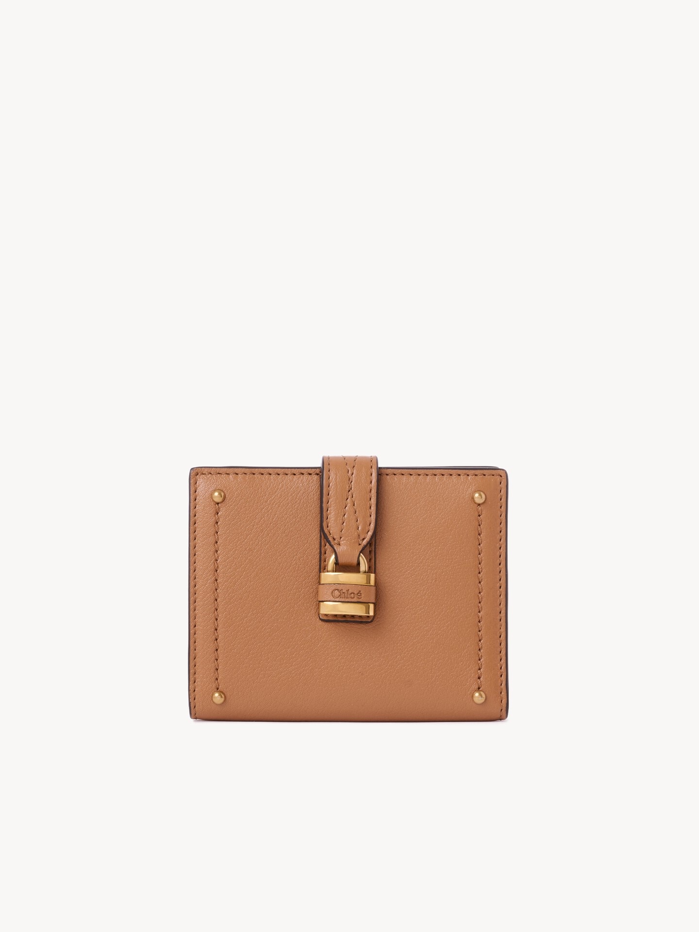 Paddington square wallet in grained leather - 1