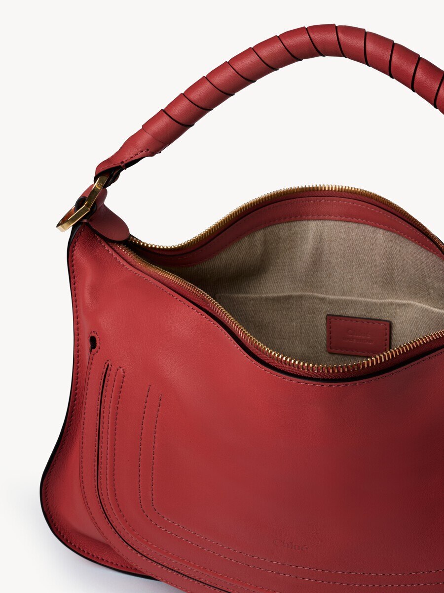 Bolso de hombro Marcie peque&ntilde;o de cuero suave - 5