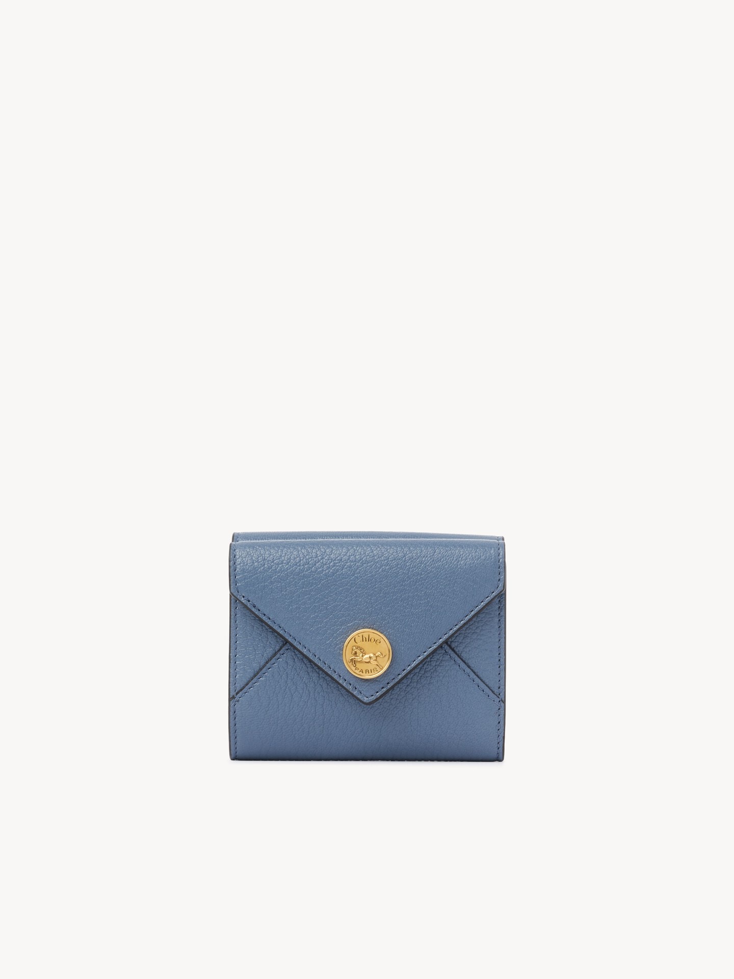 Small Envelope tri-fold in grained leather - 1.0