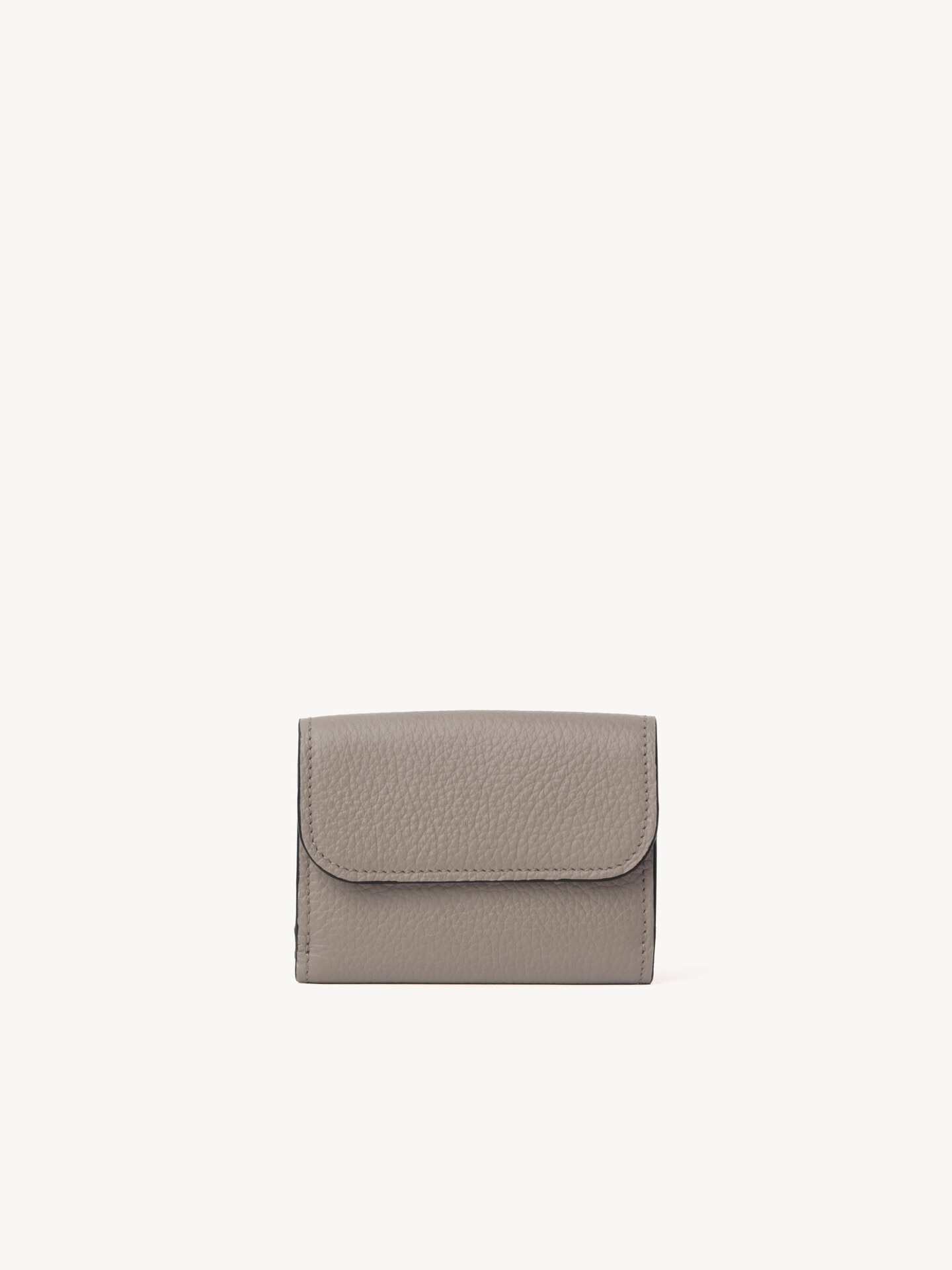 Mini Alphabet tri-fold in grained leather - 2.0