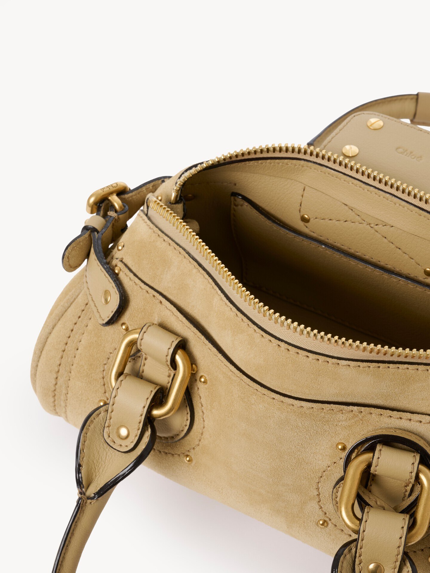 Small Paddington bag in suede leather - 5