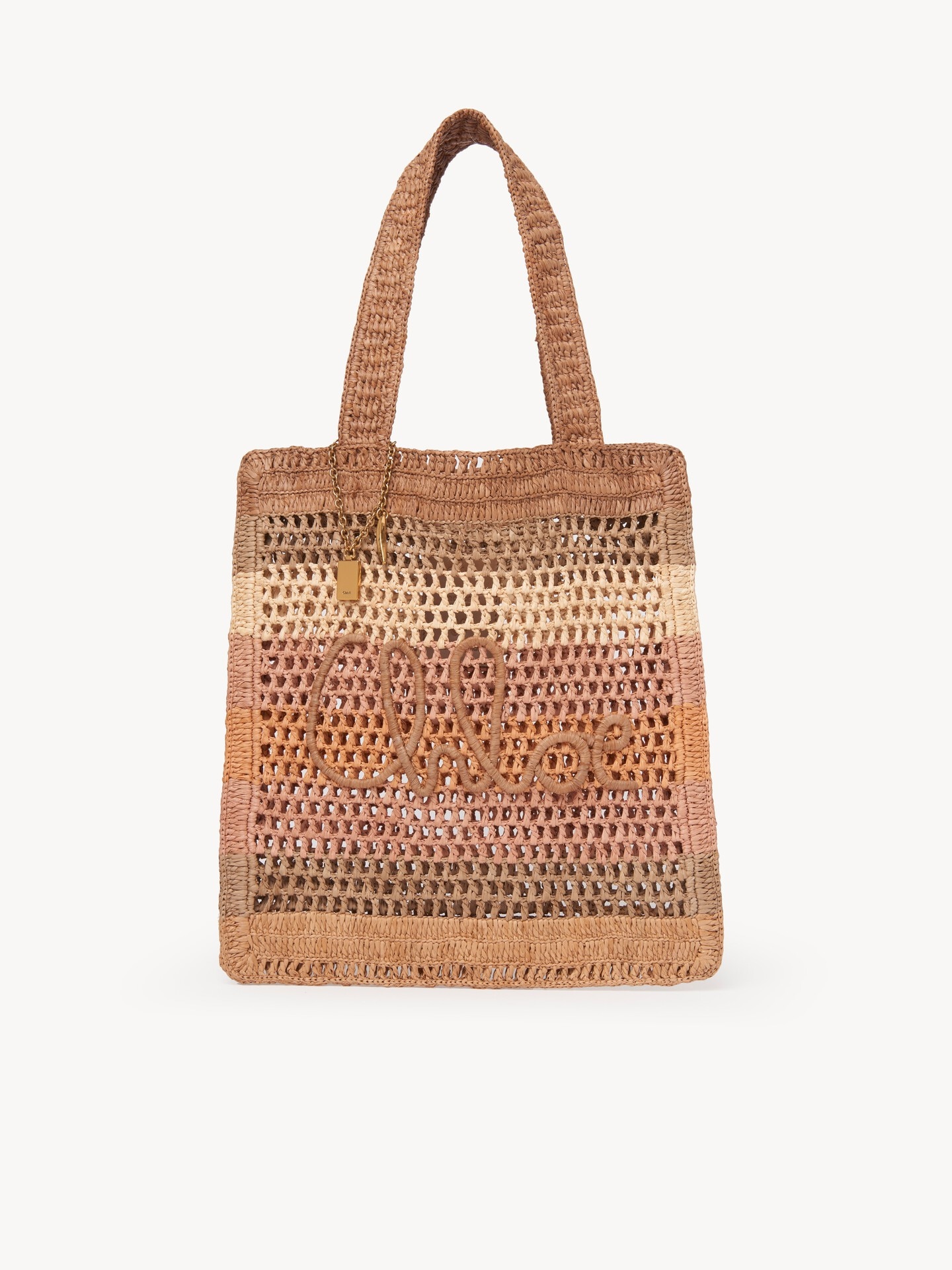 Summer Banana tote bag in raffia - 2