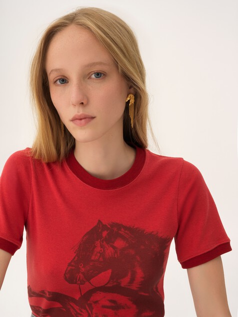 Orecchini Chlo&eacute; Chain Horse