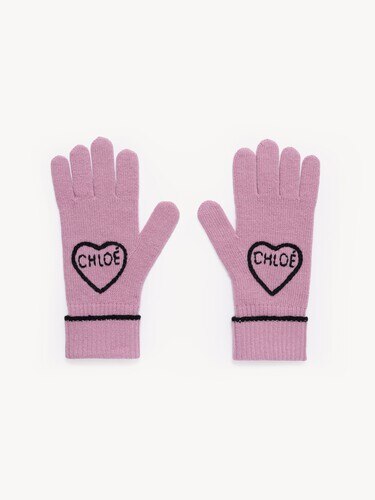 The Chlo&eacute; Encoeur gloves in wool & cashmere - 1