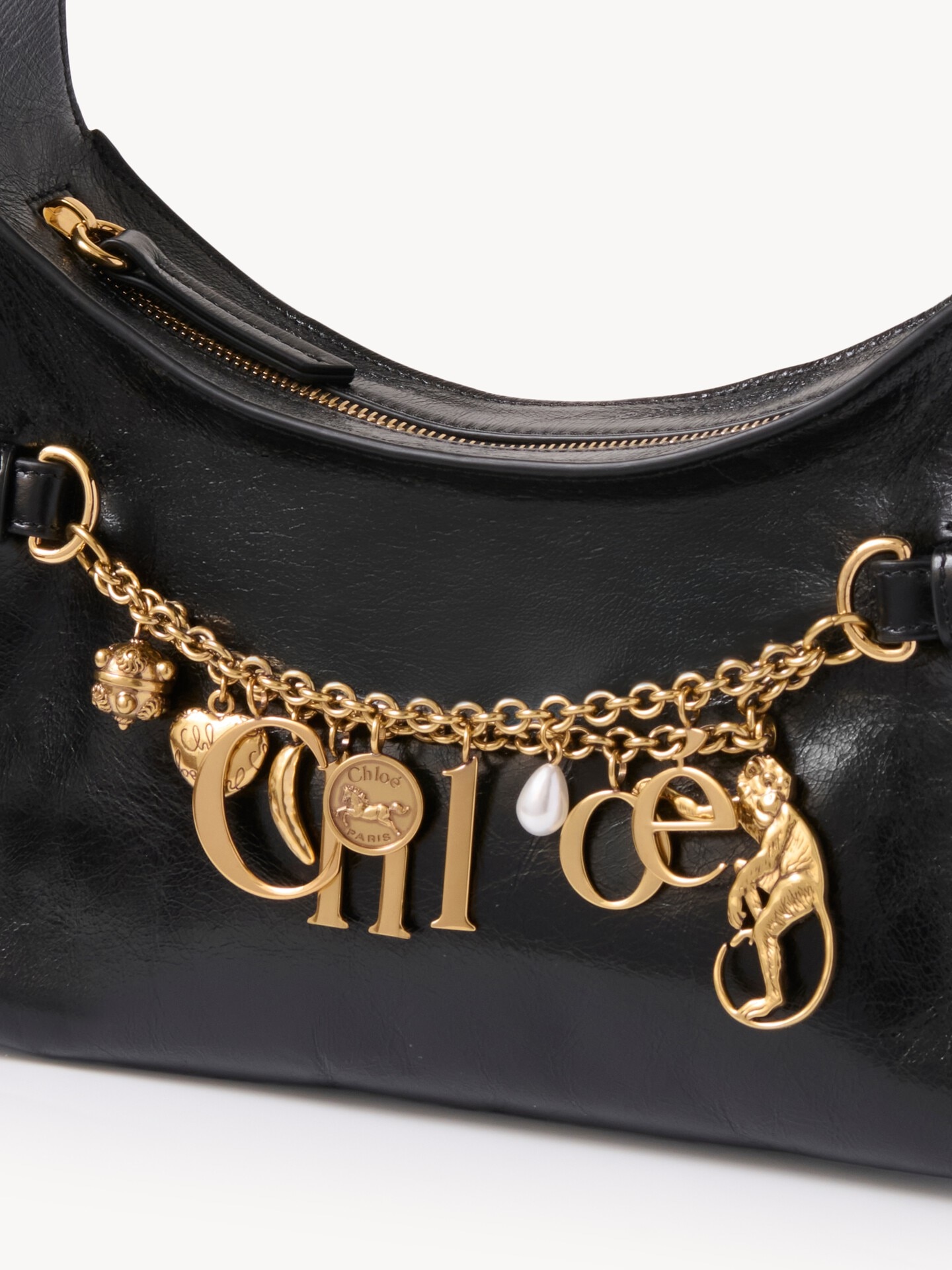 Chlo&eacute; Charms hobo bag in shiny leather - 7