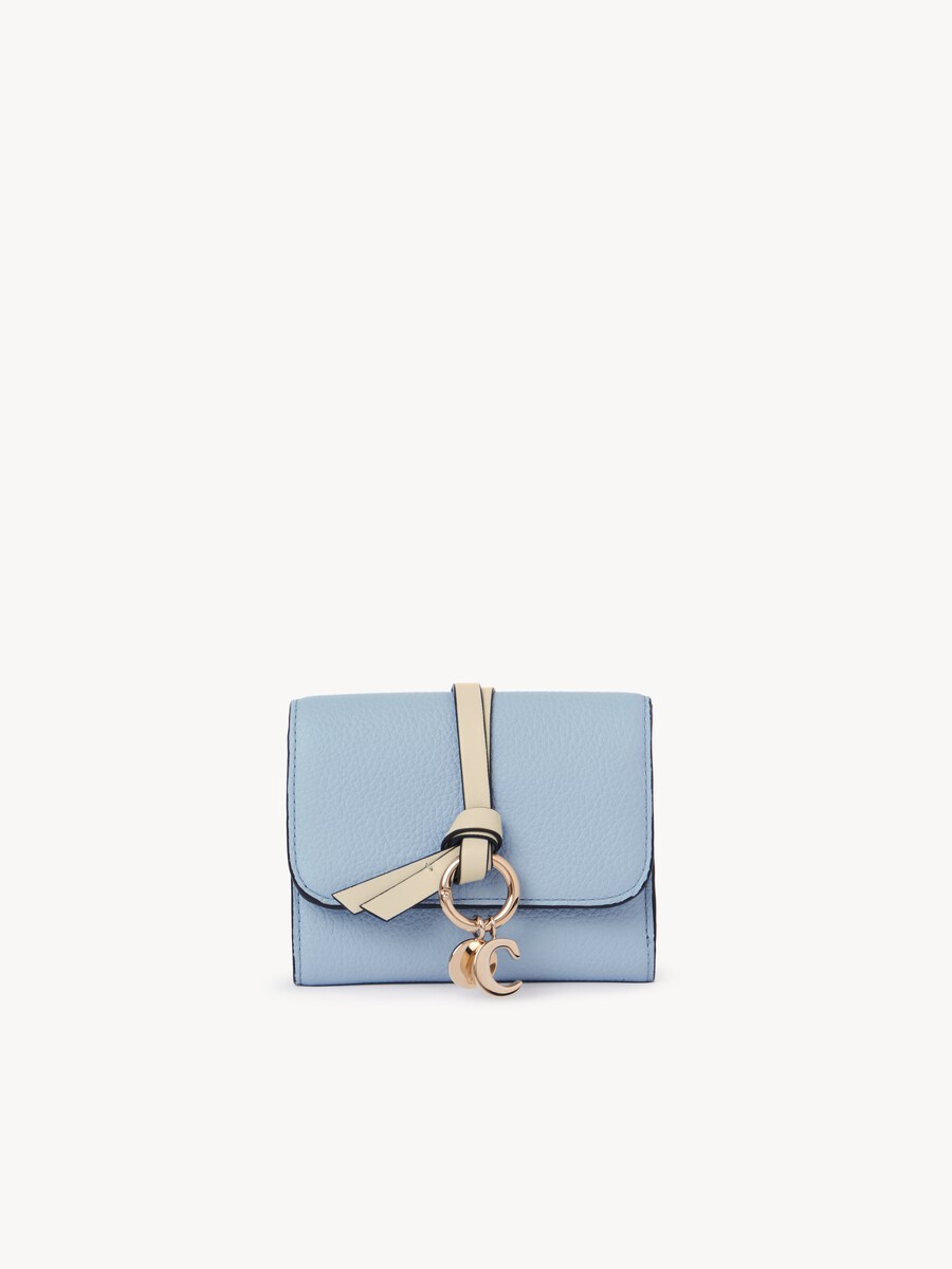 Small Alphabet tri-fold in grained leather - 2