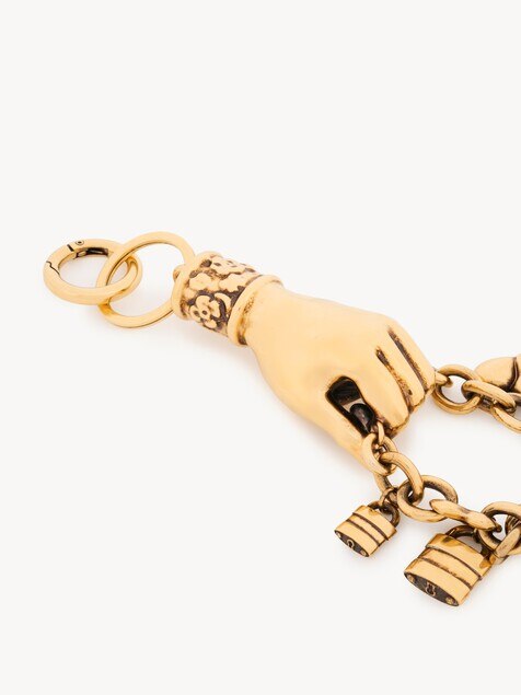 코퍼 Chlo&eacute; Symbols Hand & Heart 키 링 백 참