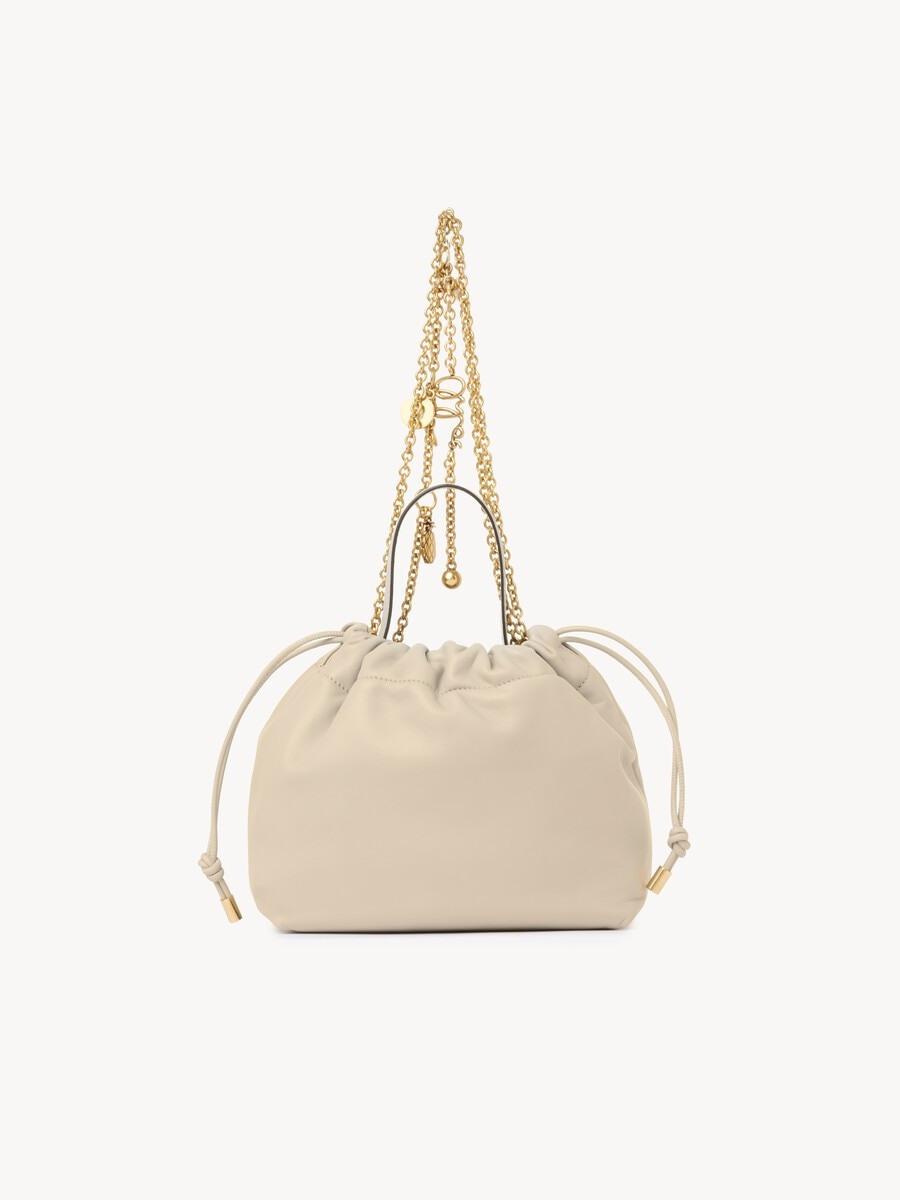 Small Chlo&eacute; Icons shoulder bag with chain in soft leather - 4