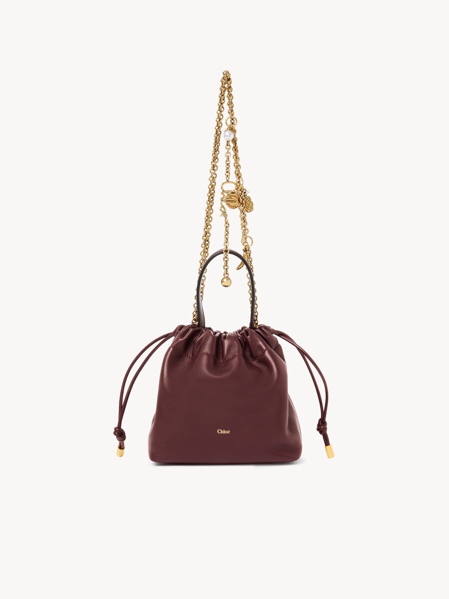 Mini Chlo&eacute; Icons shoulder bag with chain in soft leather - 2