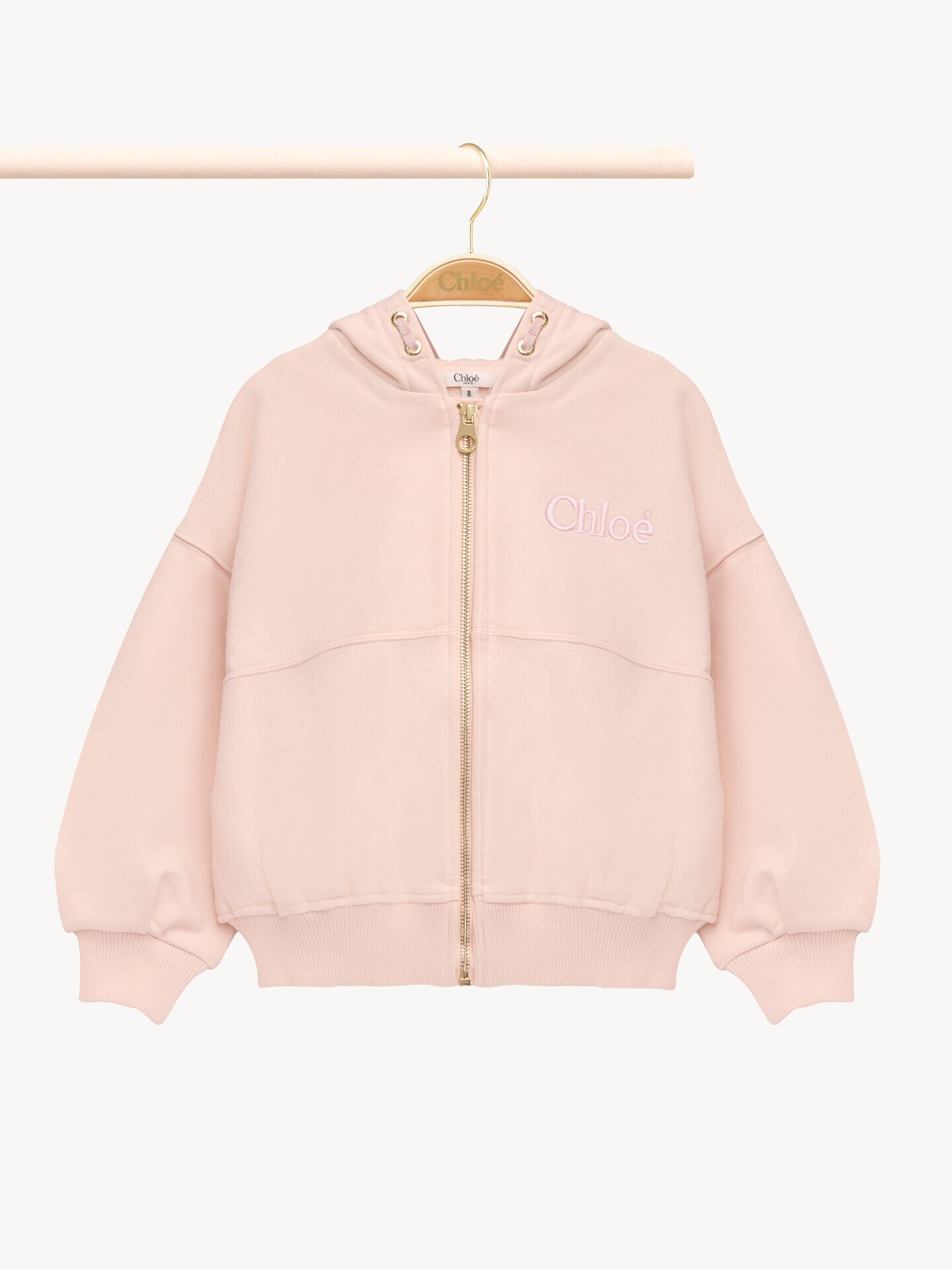 Sudadera con capucha y cremallera infantil - 2