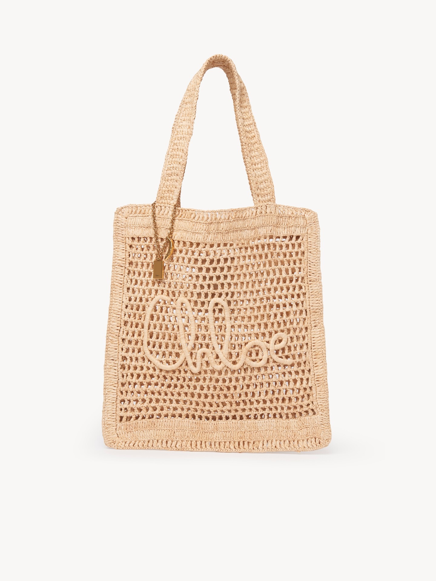 Bolso tote Summer Banana de rafia - 1