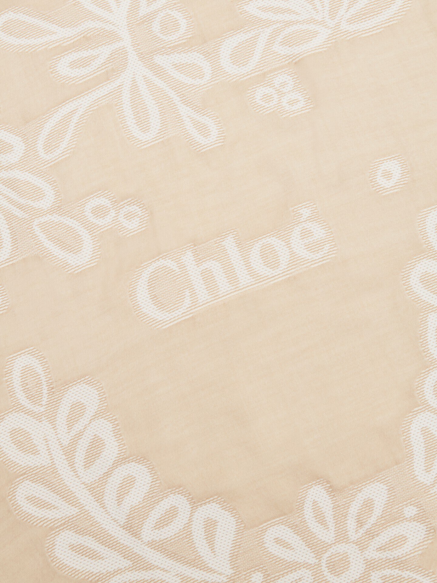 &Eacute;tole rectangulaire en fil coup&eacute; de laine et soie - 4