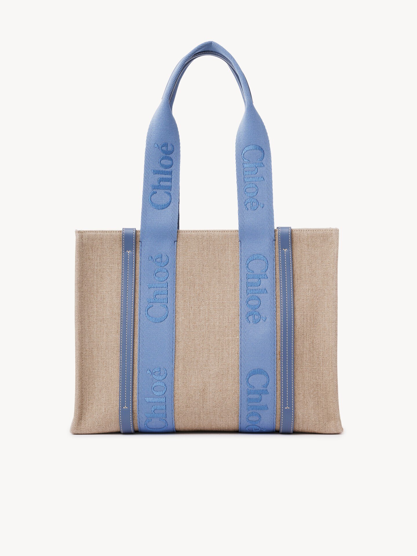 Woody tote bag in linen - 2