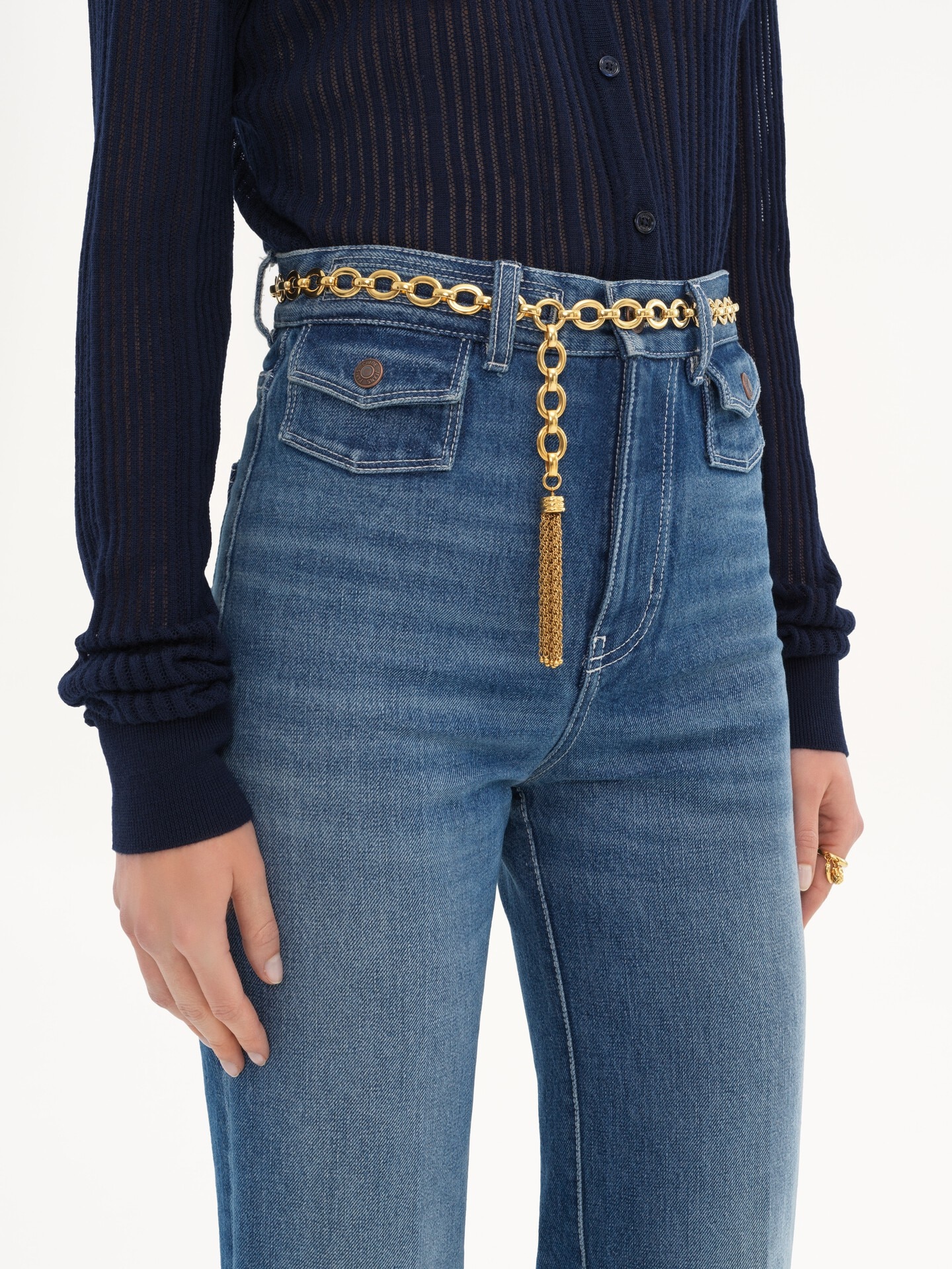 The Chlo&eacute; Pompoms belt - 3