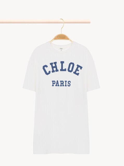 Vestido de manga corta con logotipo infantil