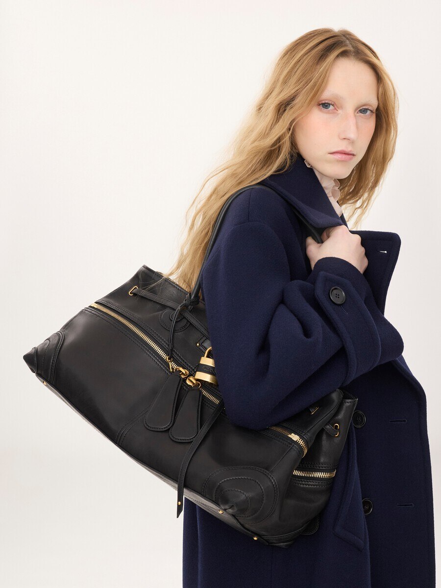 Bolso East-West Paddington Sling grande de cuero suave - 3