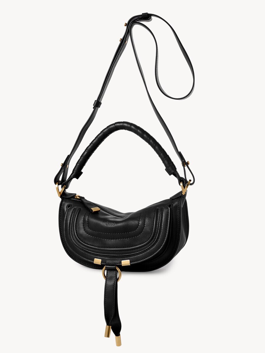 Marci Mini-Schultertasche aus weichem Leder - 3