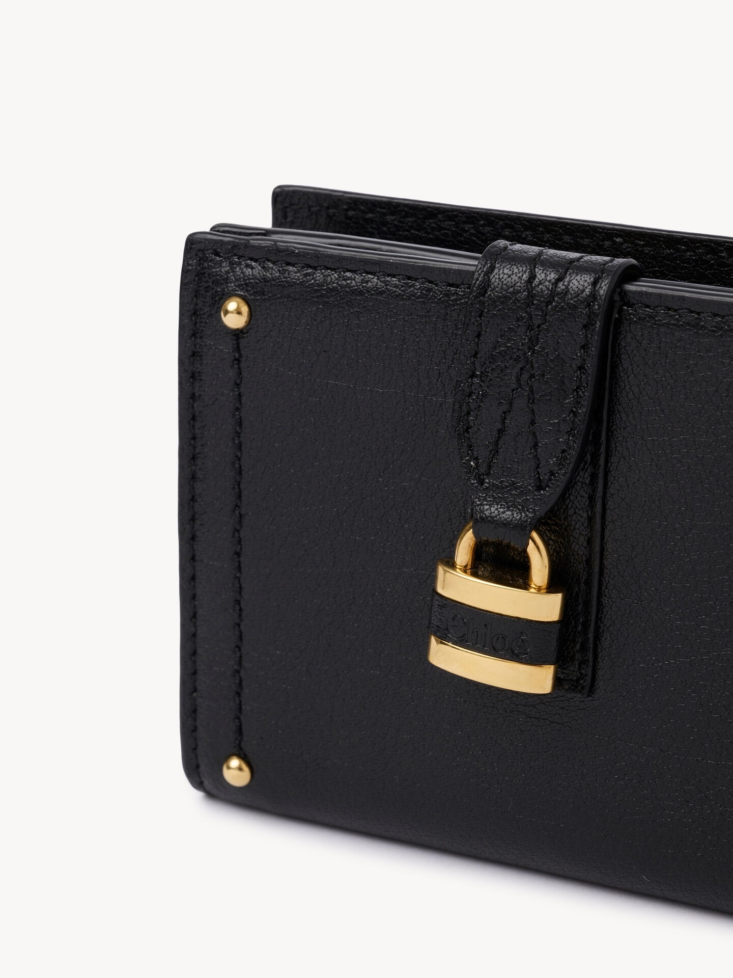 Paddington square wallet in grained leather - 6
