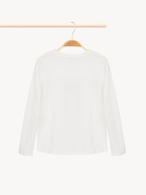 Kids' long-sleeve logo top