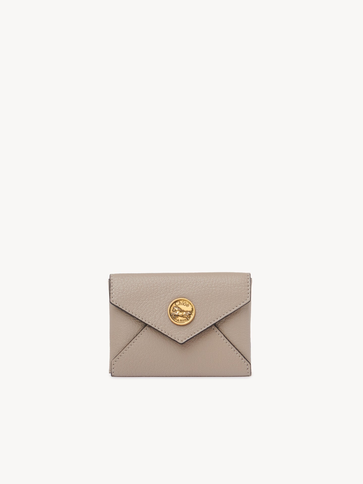 Envelope card holder in grained leather - 2