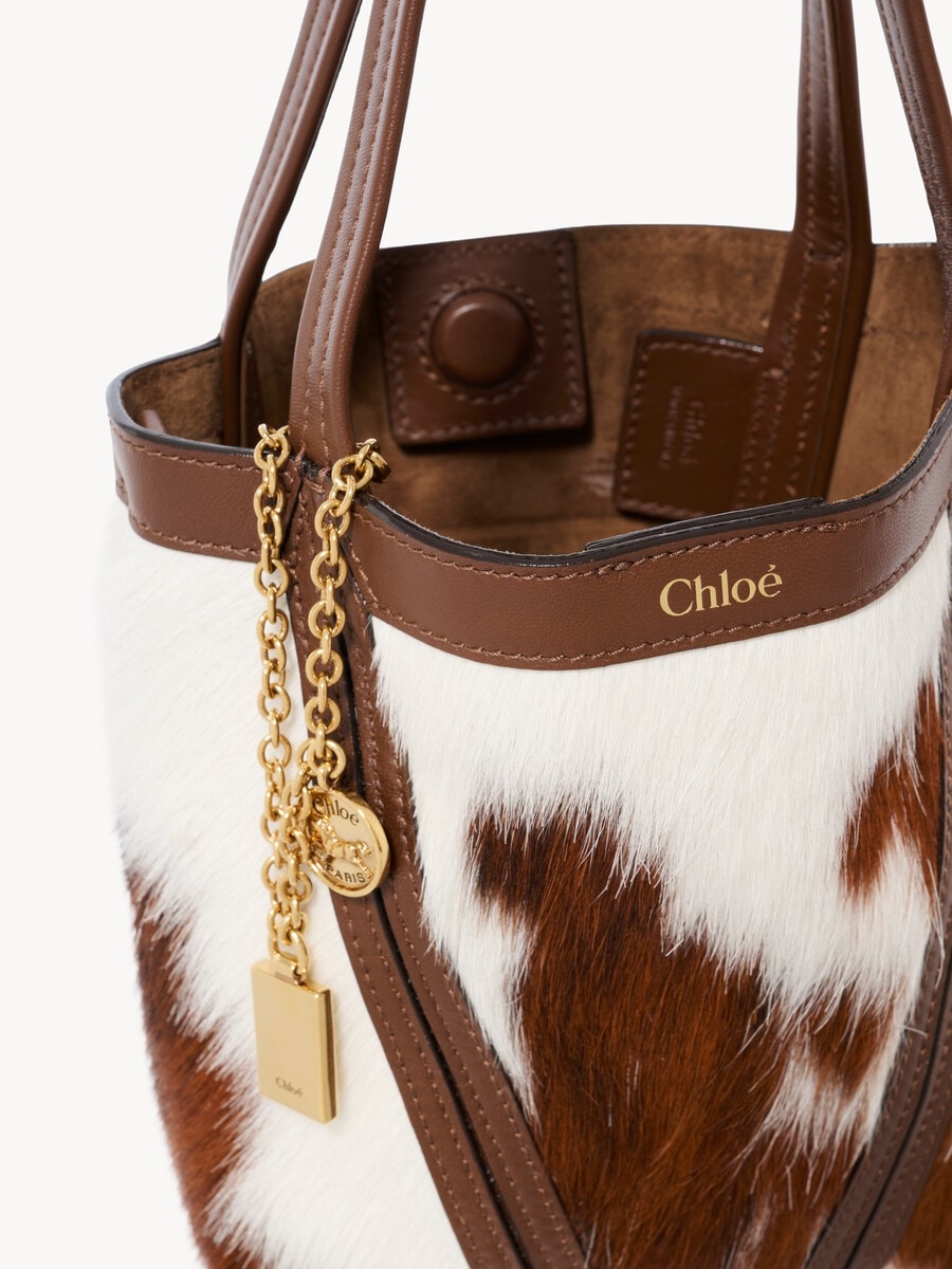 Kleine Chlo&eacute; Spin Tote Bag aus Fellleder - 8