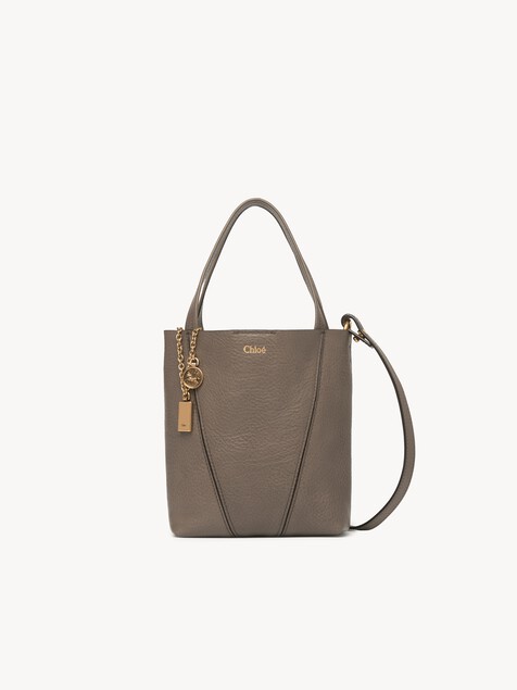 Small Chlo&eacute; Spin tote bag in grained leather