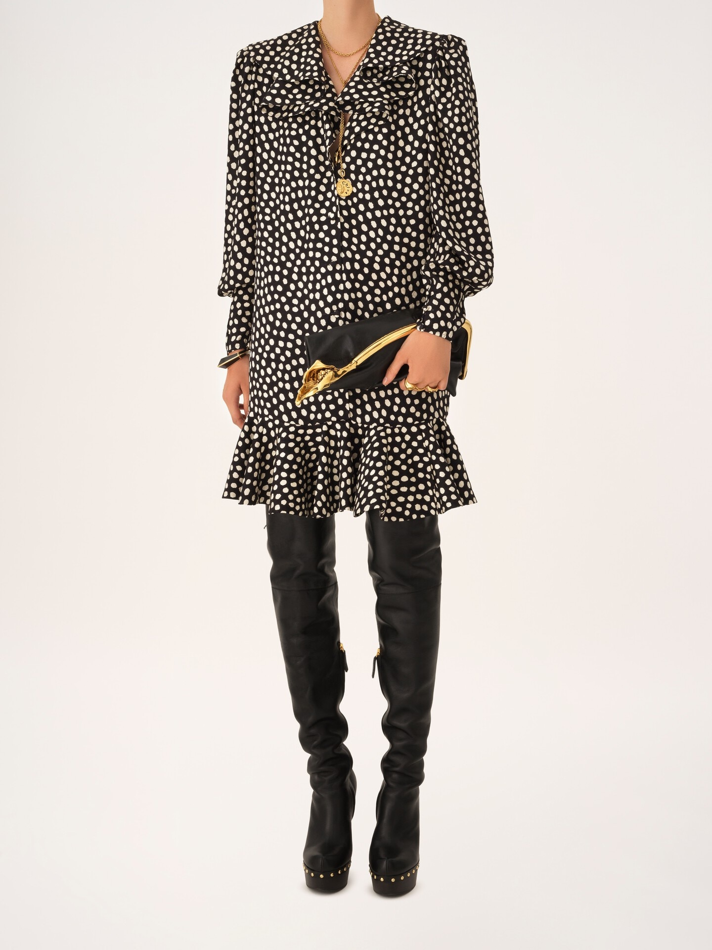 レザー製Eden Treasuresスモールクラッチ - 8