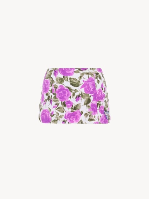 High-waisted swim skirt
