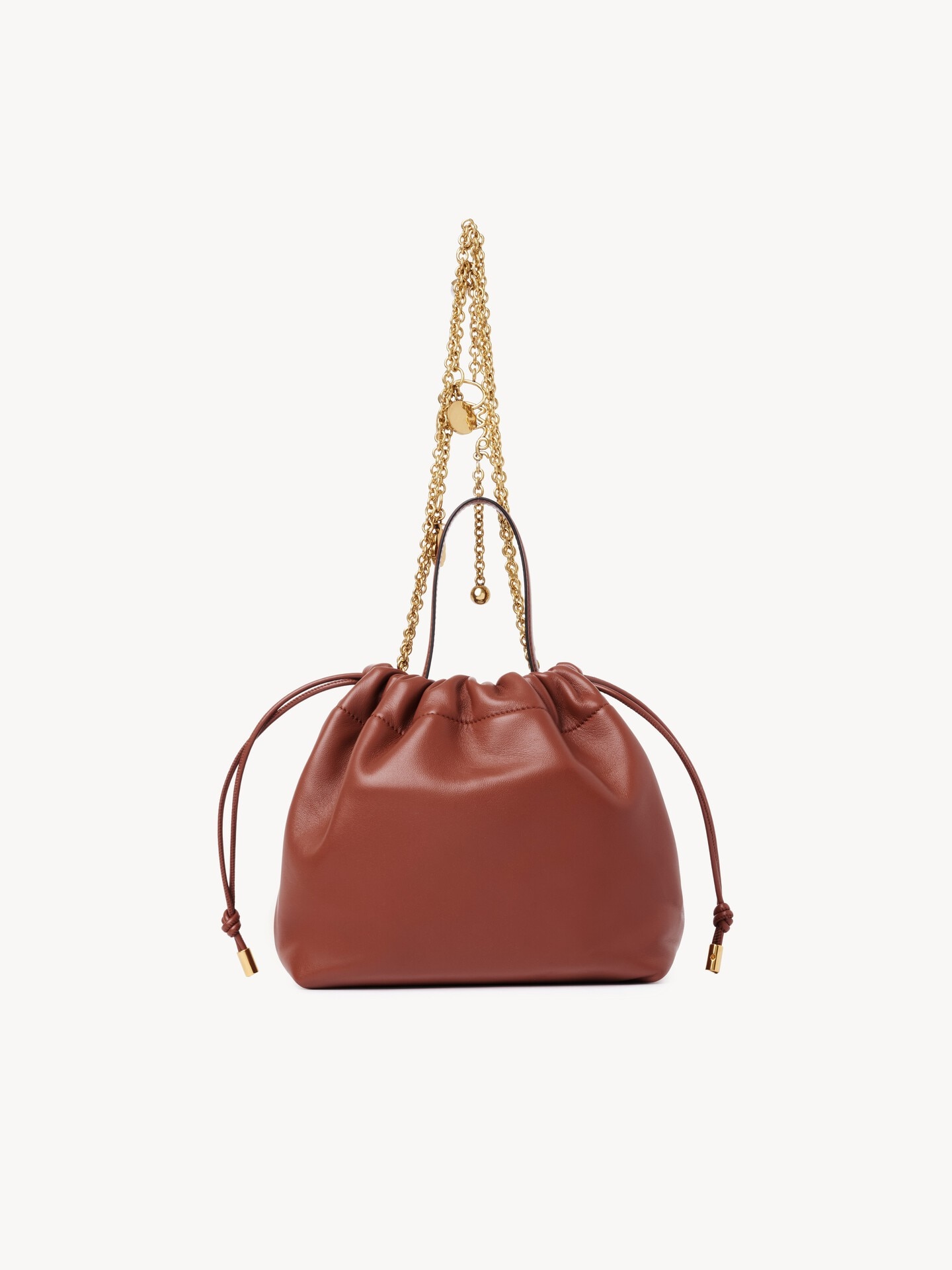 Borsa a spalla piccola Chlo&eacute; Icons con catena in pelle morbida - 5