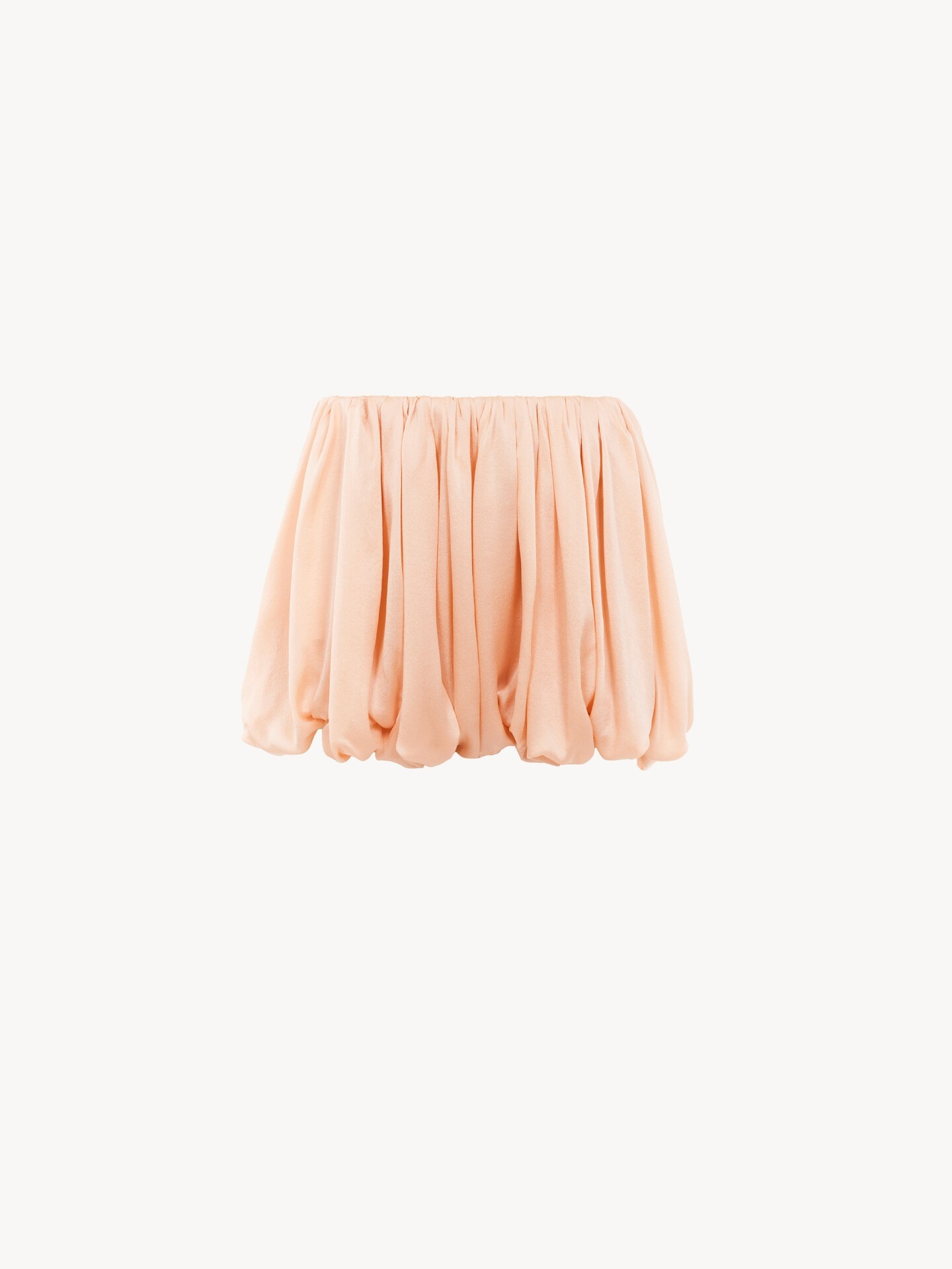 Mini bloomer shorts in silk charmeuse - 1