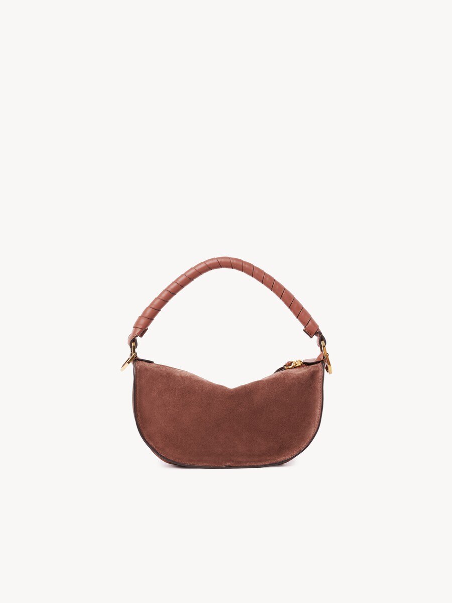 Mini Marcie shoulder bag in suede leather - 5