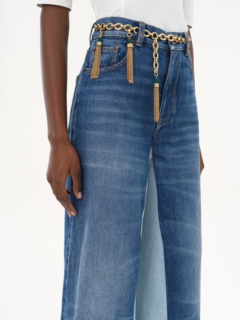 The Chlo&eacute; Pompoms belt
