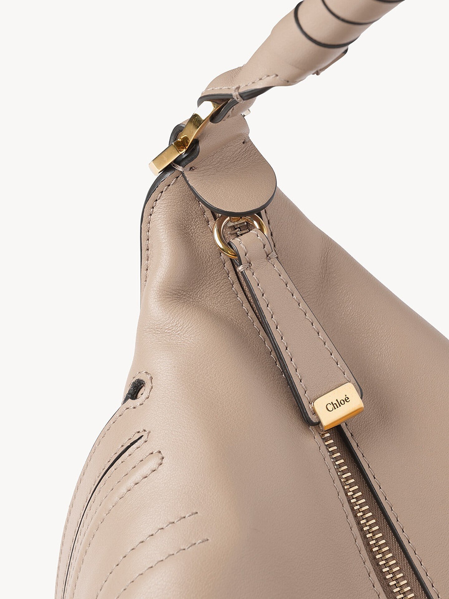 Small Marcie shoulder bag in soft leather - 7.0