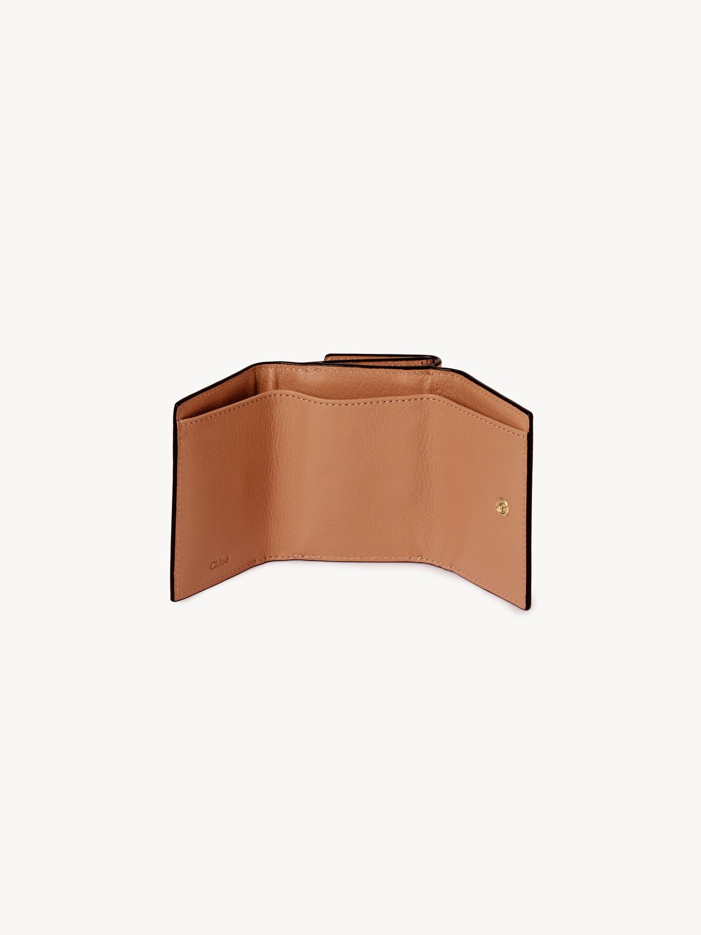 Dreifach klappbares Paddington Mini-Portemonnaie aus genarbtem Leder - 5