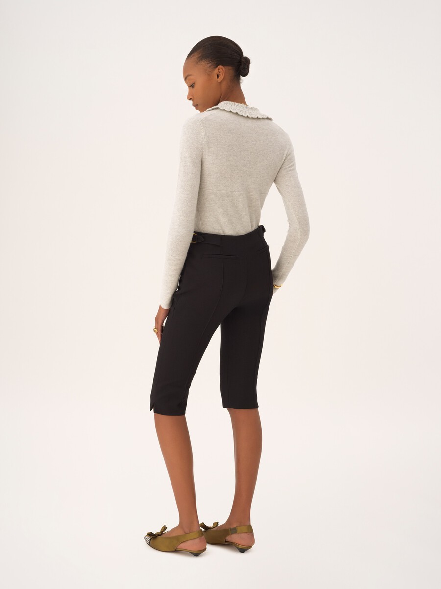 Fitted logo cardigan in a wool knit - 6