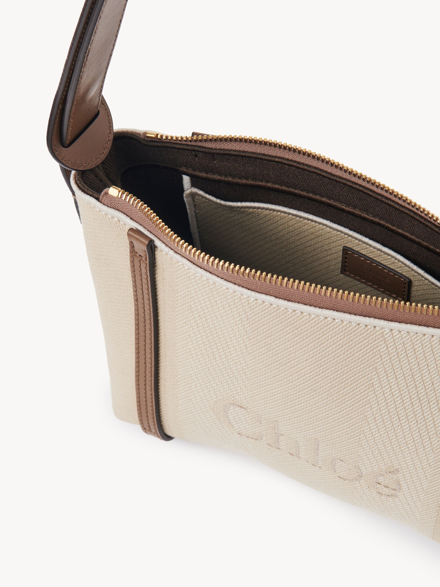 Chlo&eacute; Carry shoulder bag in canvas - 5