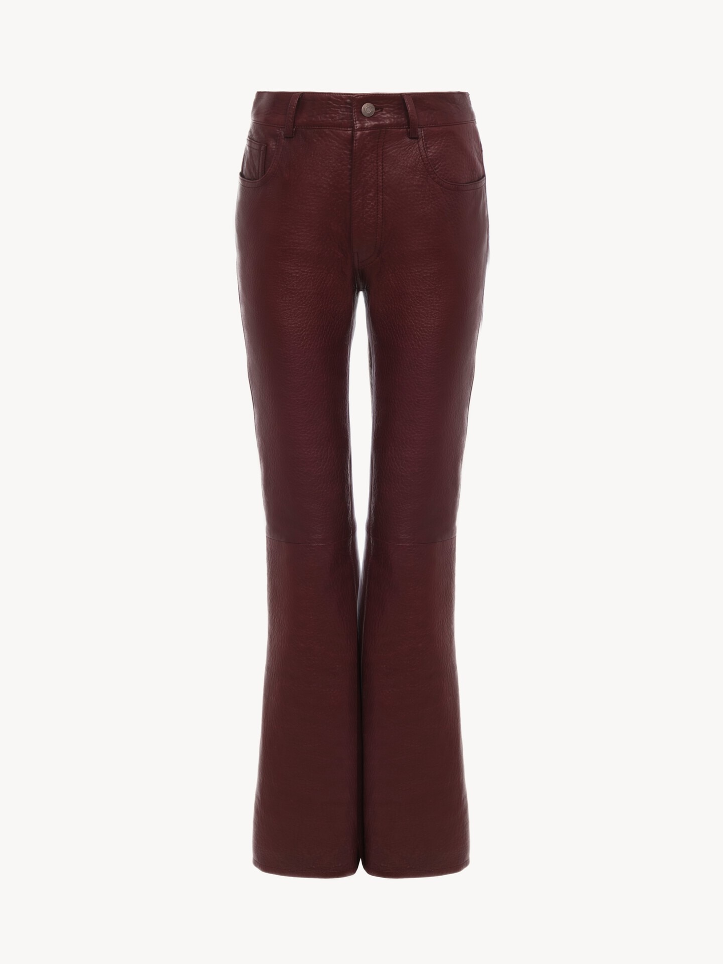 Flared pants in leather - 2