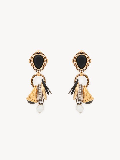The Chlo&eacute; Antique Pearls earrings