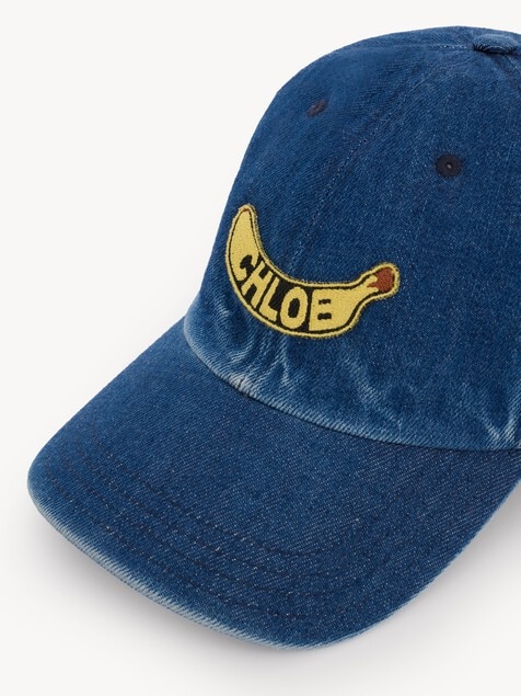 The Chlo&eacute; Chill cap in denim