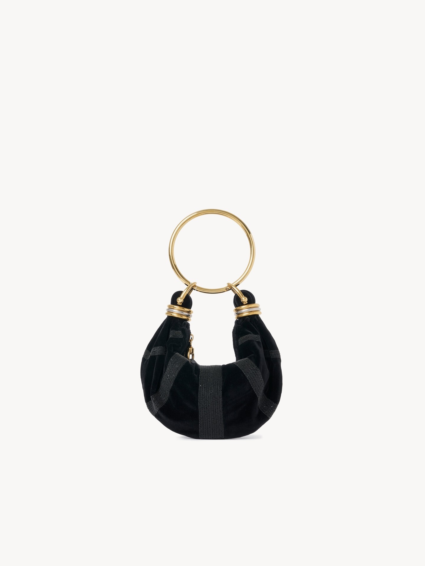 Bracelet Hobo bag mini in pelle scamosciata - 3.0