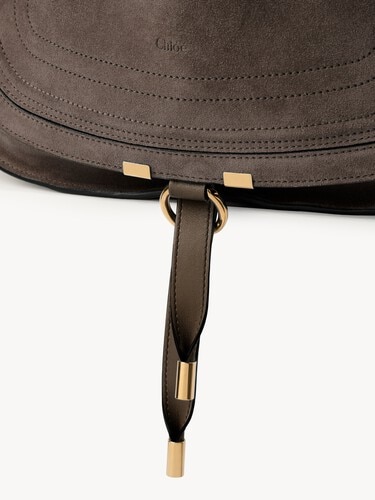 Marcie shoulder bag in suede leather - 7
