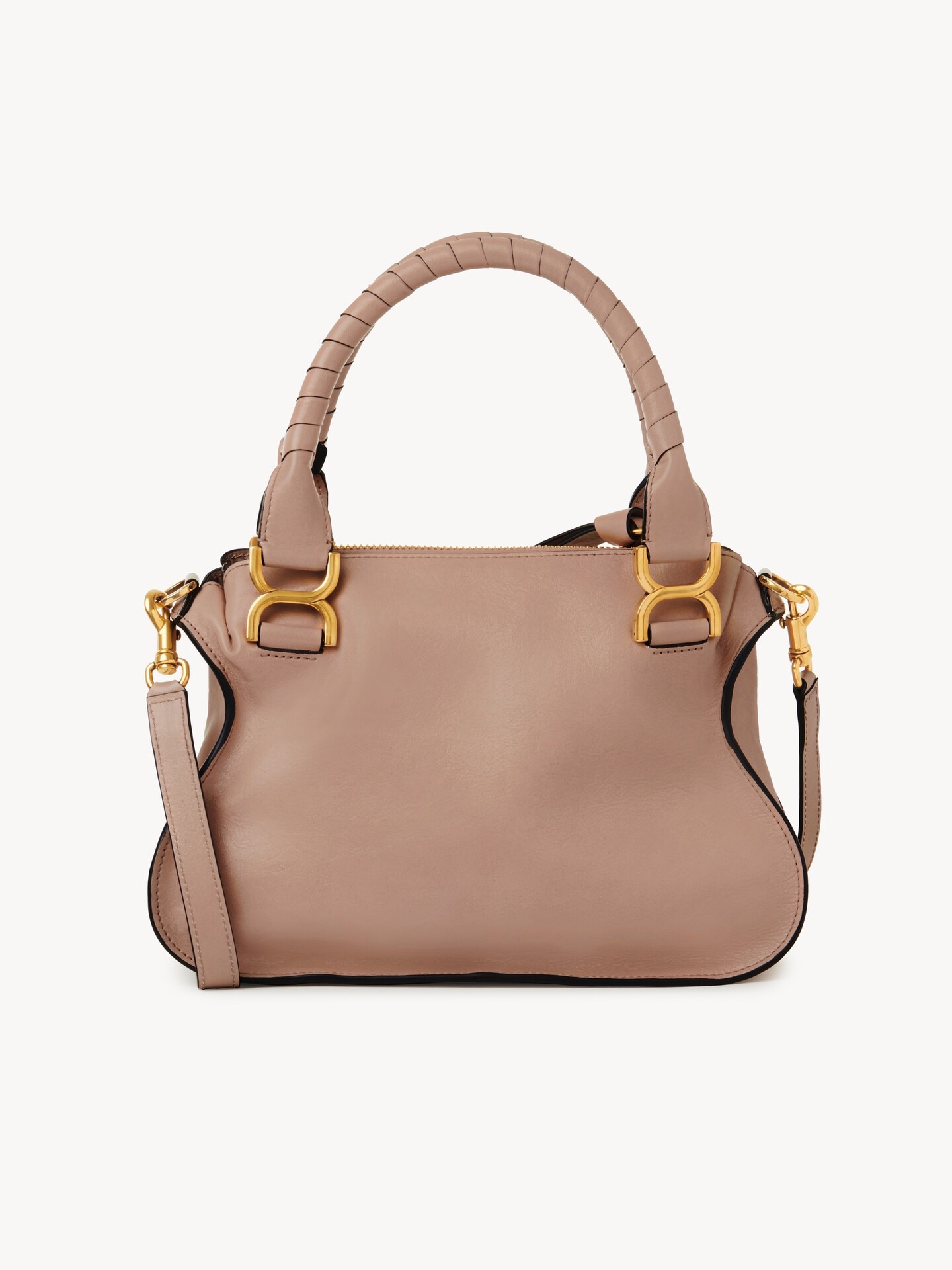 Kleine Marcie Tasche aus gl&auml;nzendem Leder - 5