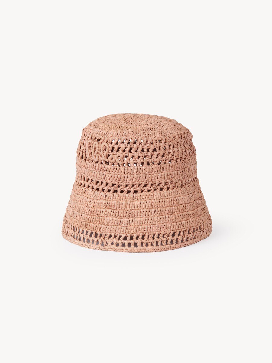 The Chlo&eacute; Sunset bucket hat in raffia - 1