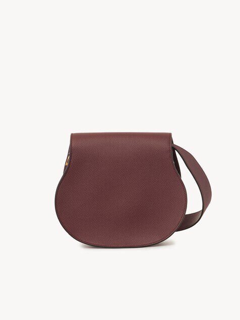 Borsa saddle Marcie in pelle granata