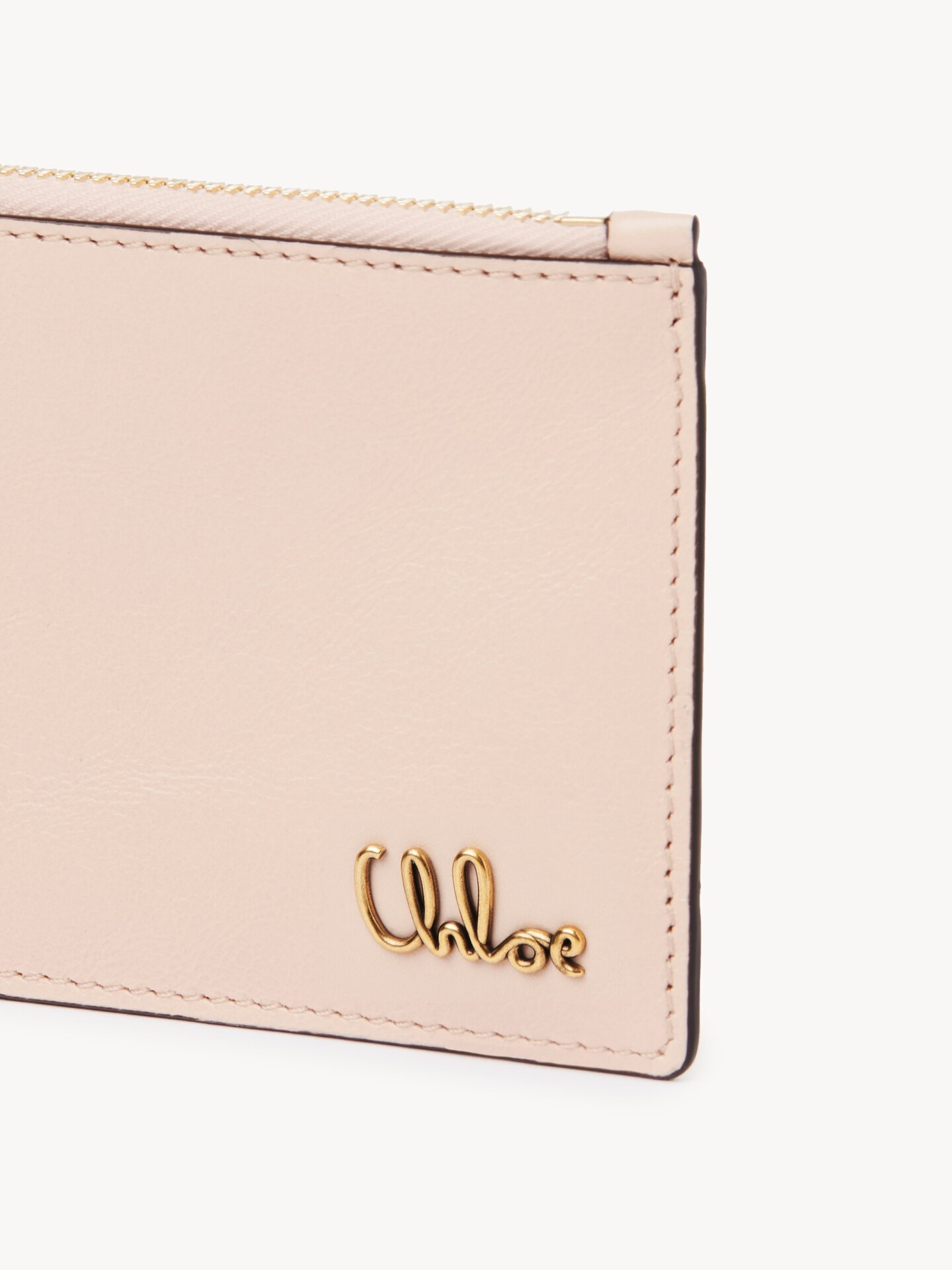 Small Chloé Iconic purse with card slots in shiny leather - 6