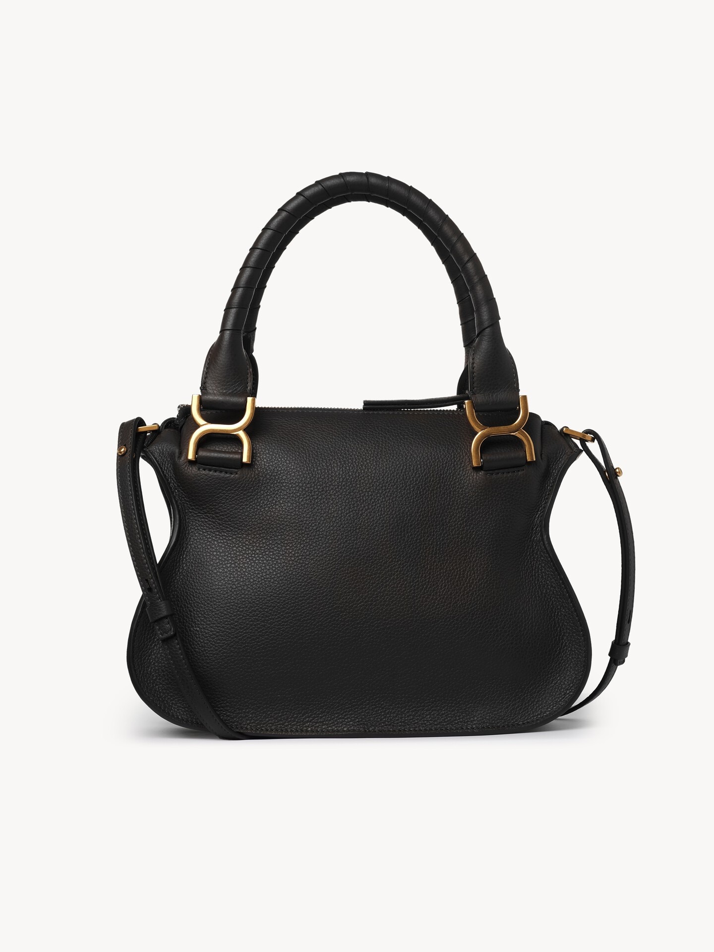 Small Marcie bag in grained leather - 7
