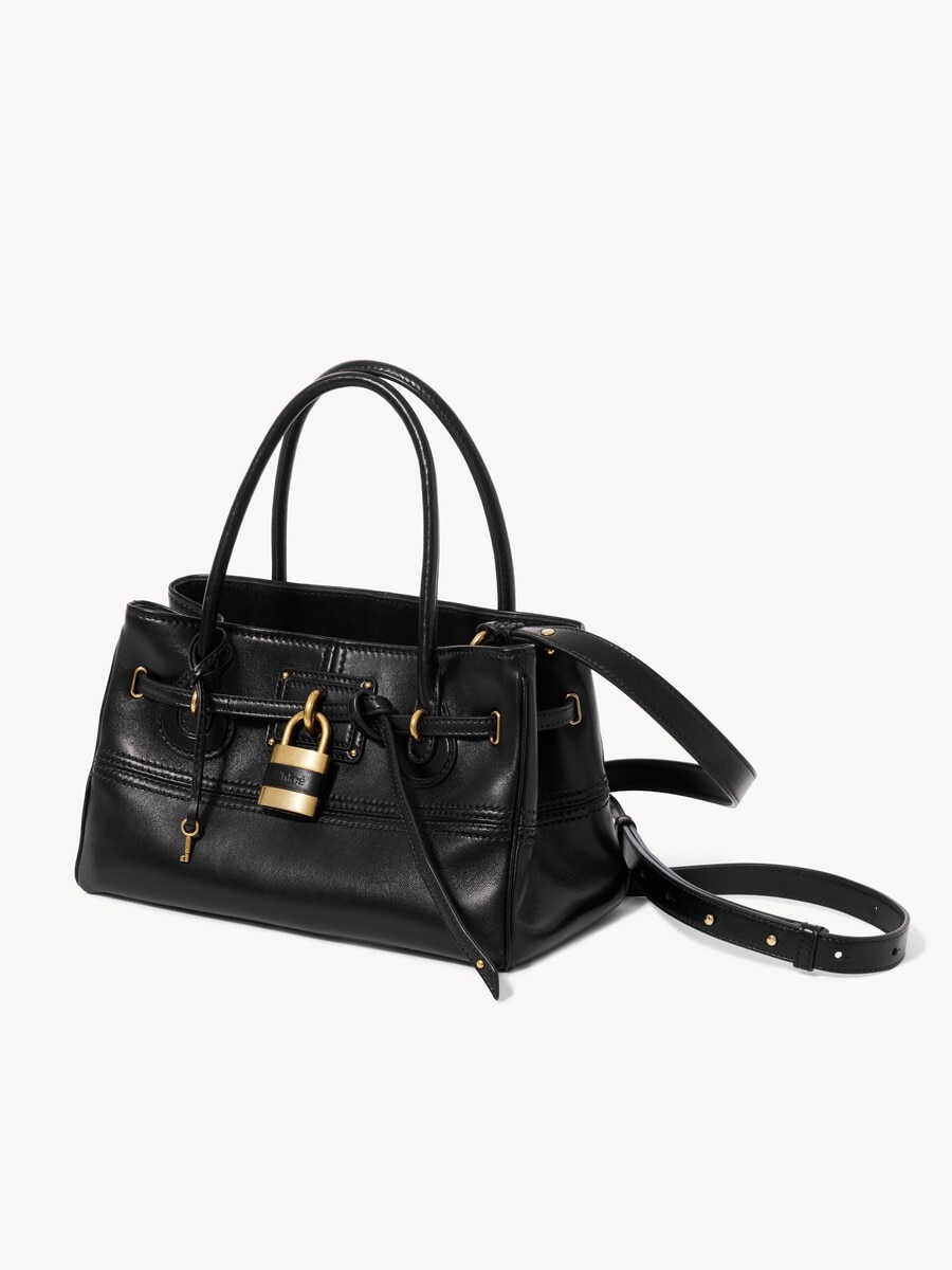 Bolso con asa superior Paddington Sling peque&ntilde;o de cuero suave - 5