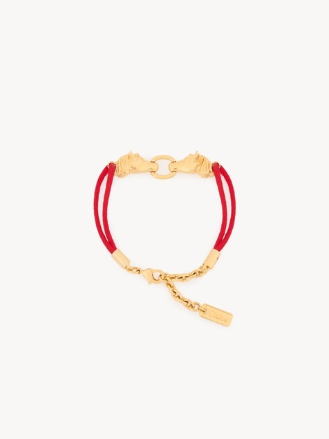 The Chlo&eacute; Chain Horse bracelet
