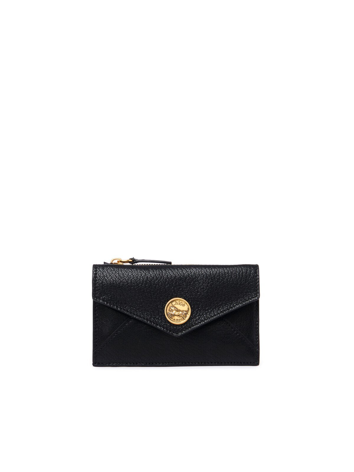 Chloé Small Envelope purse with card slots in grained leather